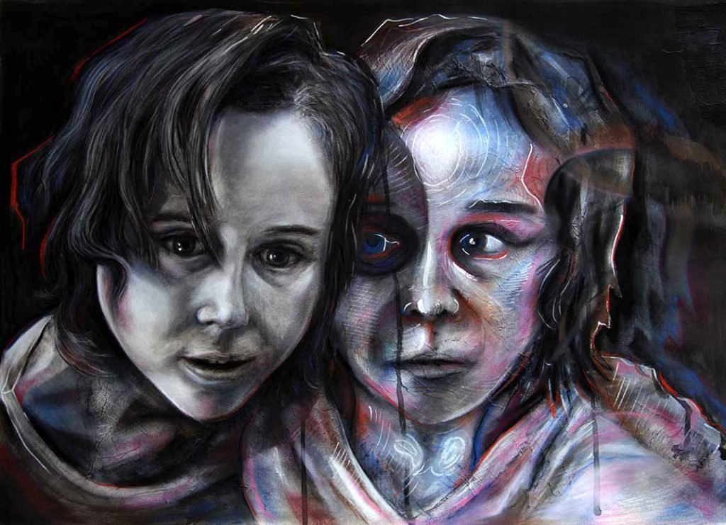 Face as Layers (2013) artwork by Lauren Edmonds